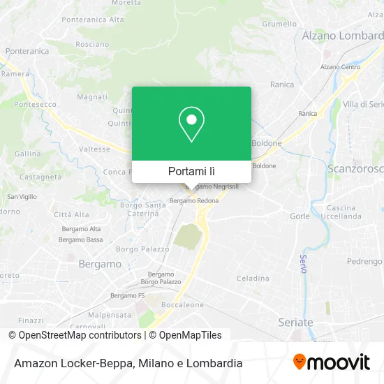 Mappa Amazon Locker-Beppa