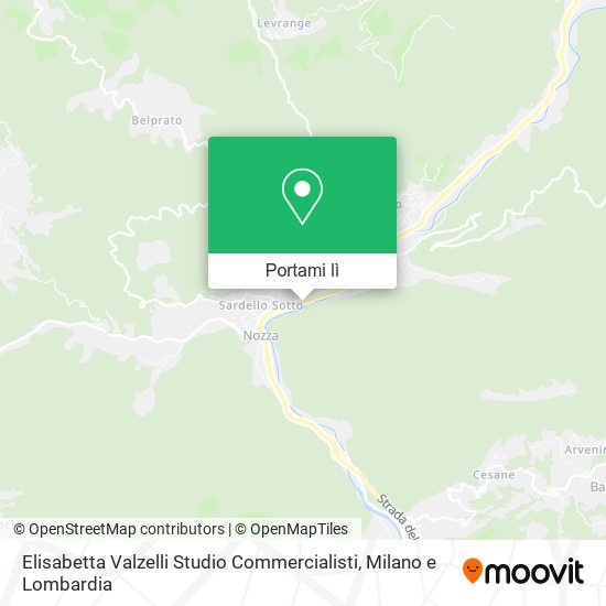 Mappa Elisabetta Valzelli Studio Commercialisti