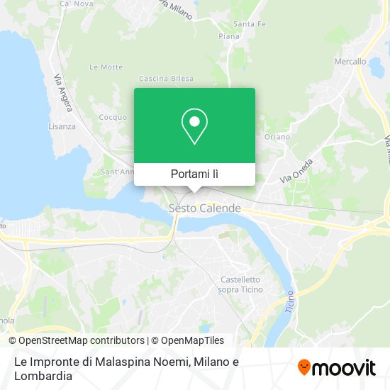 Mappa Le Impronte di Malaspina Noemi