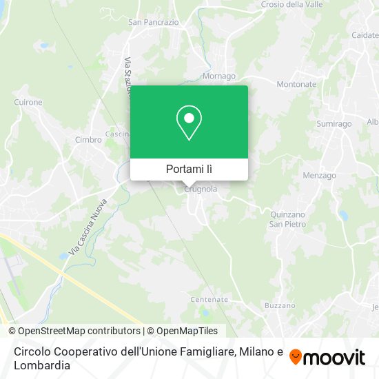 Mappa Circolo Cooperativo dell'Unione Famigliare