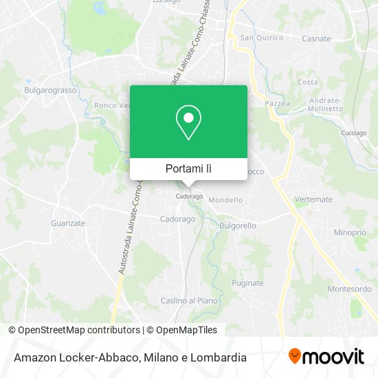 Mappa Amazon Locker-Abbaco