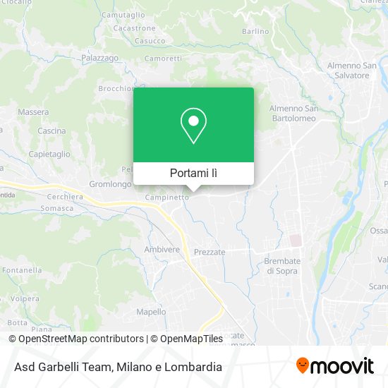 Mappa Asd Garbelli Team