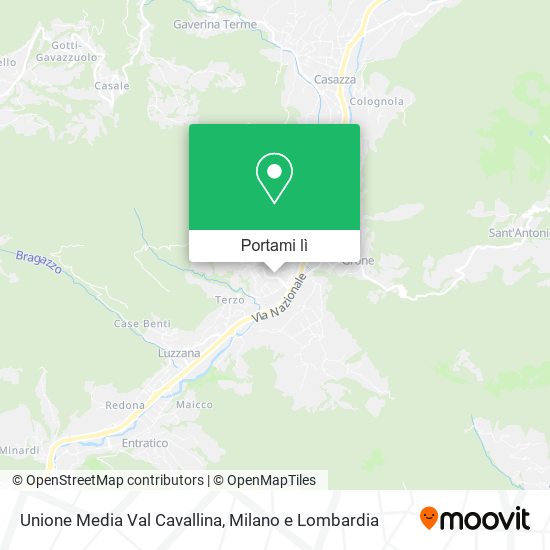 Mappa Unione Media Val Cavallina