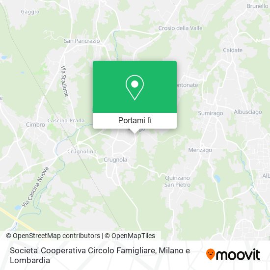 Mappa Societa' Cooperativa Circolo Famigliare