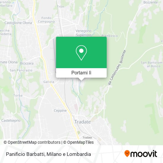 Mappa Panificio Barbatti