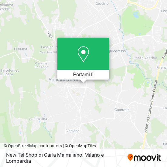 Mappa New Tel Shop di Caifa Maimiliano