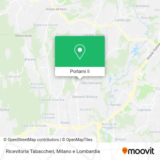 Mappa Ricevitoria Tabaccheri