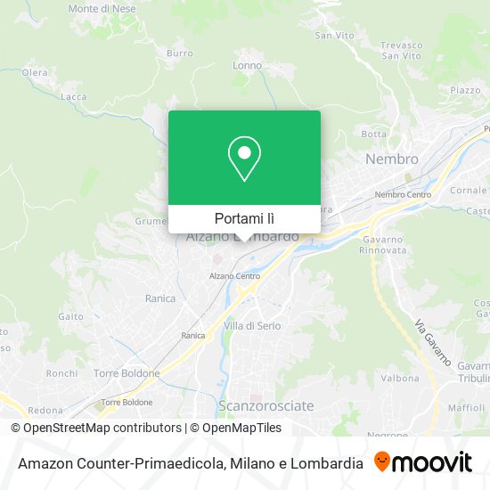 Mappa Amazon Counter-Primaedicola
