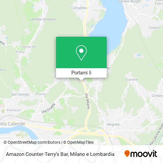 Mappa Amazon Counter-Terry's Bar