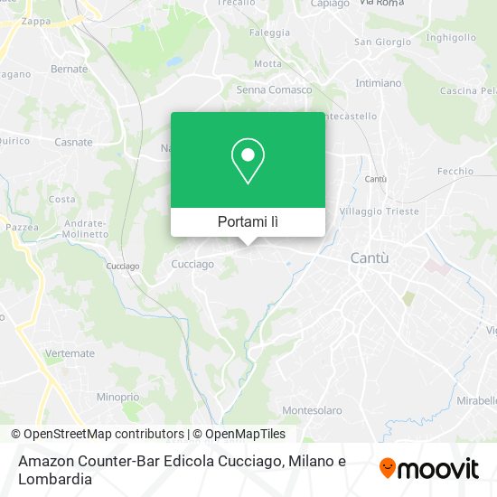 Mappa Amazon Counter-Bar Edicola Cucciago