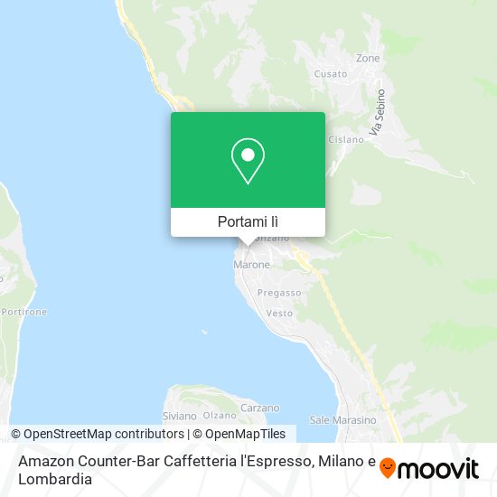 Mappa Amazon Counter-Bar Caffetteria l'Espresso