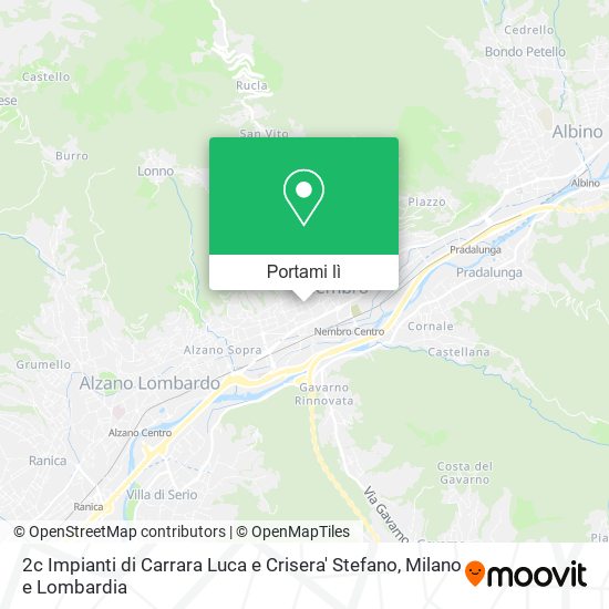 Mappa 2c Impianti di Carrara Luca e Crisera' Stefano