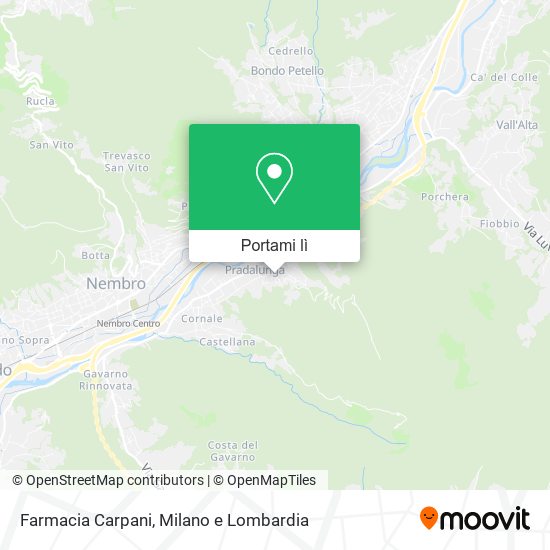 Mappa Farmacia Carpani