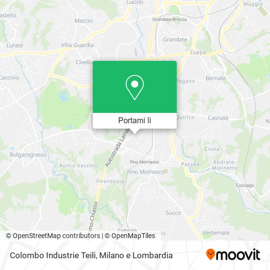 Mappa Colombo Industrie Teili