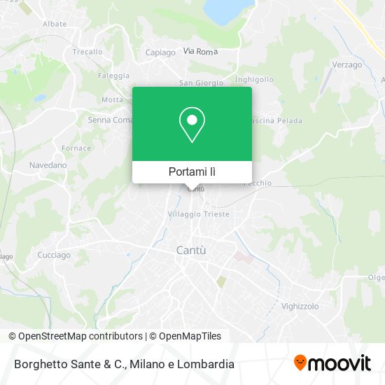 Mappa Borghetto Sante & C.