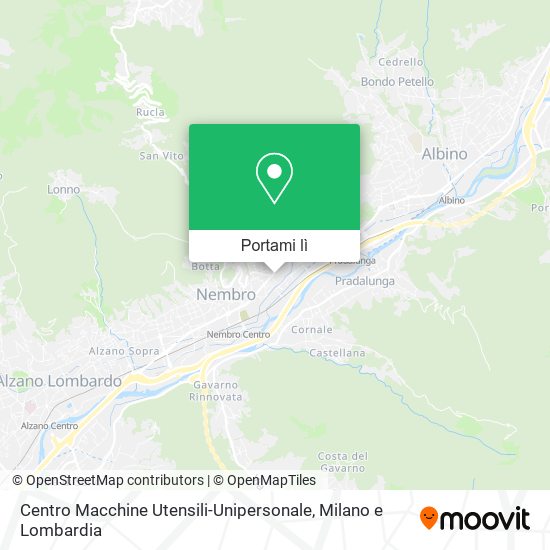 Mappa Centro Macchine Utensili-Unipersonale