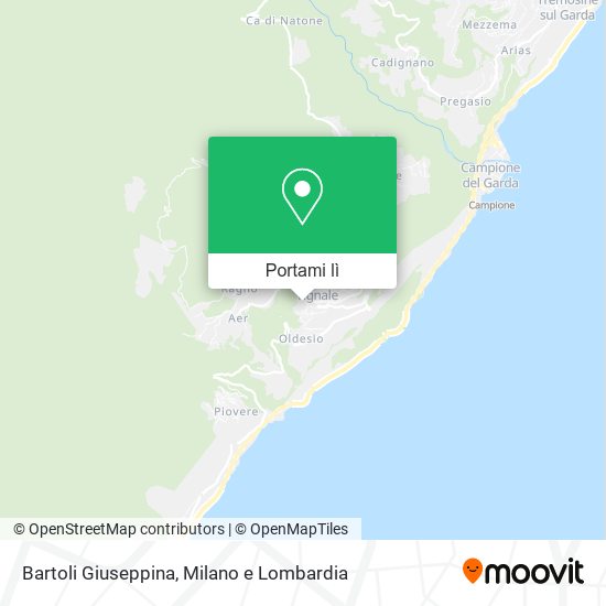 Mappa Bartoli Giuseppina