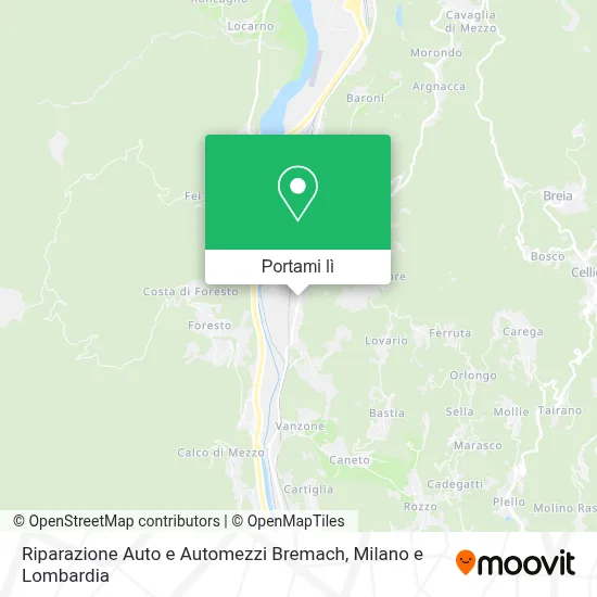 Mappa Riparazione Auto e Automezzi Bremach
