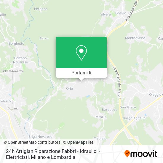 Mappa 24h Artigian Riparazione Fabbri - Idraulici - Elettricisti