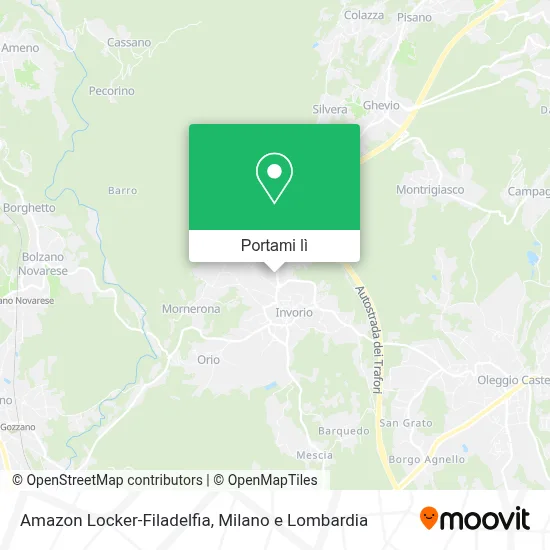 Mappa Amazon Locker-Filadelfia