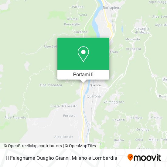 Mappa Il Falegname Quaglio Gianni