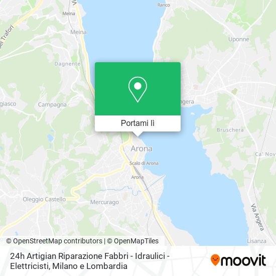 Mappa 24h Artigian Riparazione Fabbri - Idraulici - Elettricisti