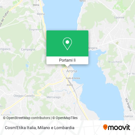 Mappa Cosm'Etika Italia