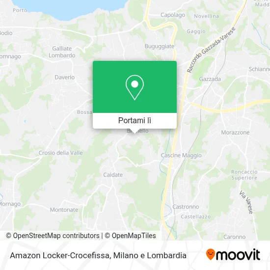 Mappa Amazon Locker-Crocefissa