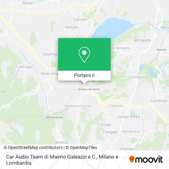 Mappa Car Audio Team di Maimo Galeazzi e C.