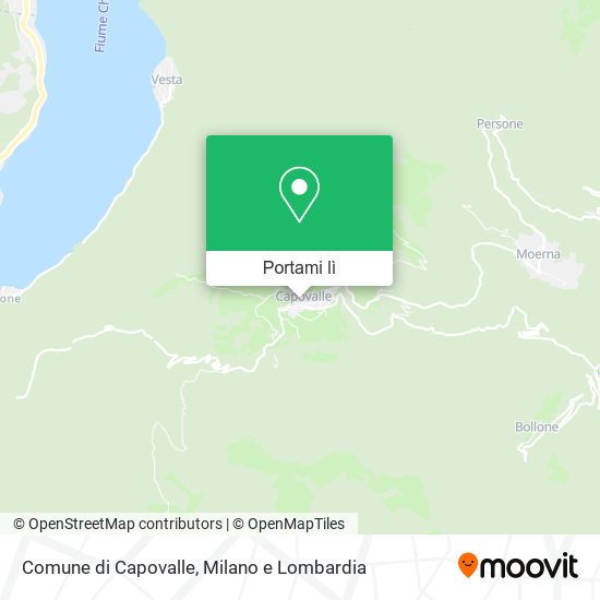 Mappa Comune di Capovalle