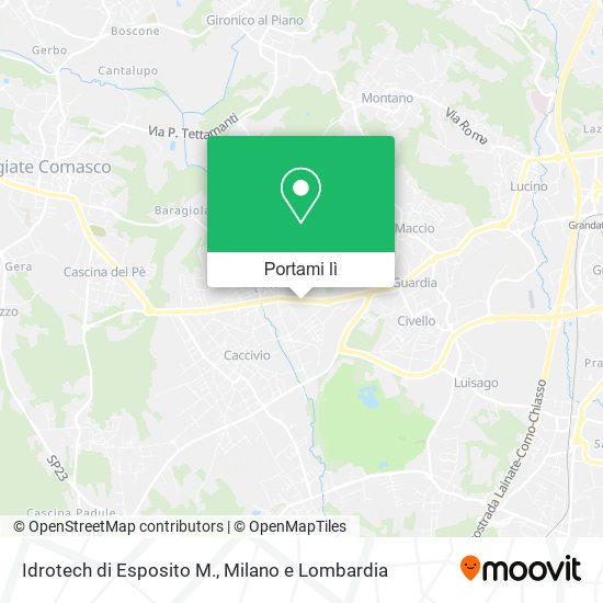 Mappa Idrotech di Esposito M.