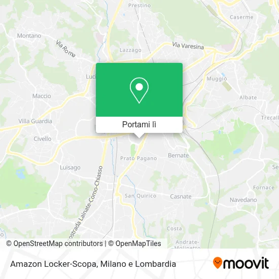 Mappa Amazon Locker-Scopa