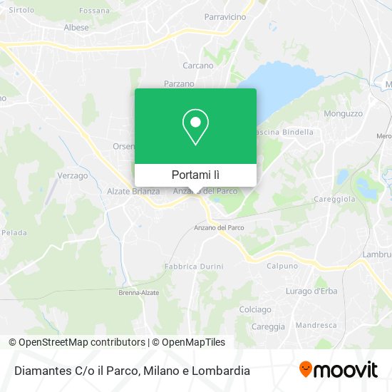 Mappa Diamantes C/o il Parco