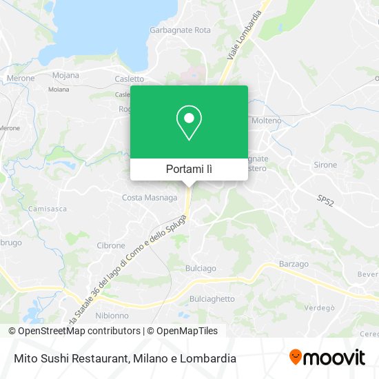Mappa Mito Sushi Restaurant