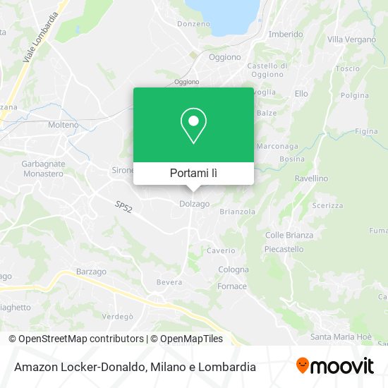 Mappa Amazon Locker-Donaldo