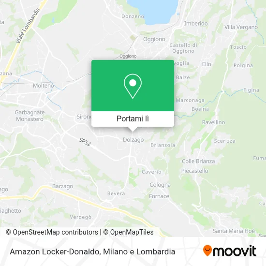 Mappa Amazon Locker-Donaldo