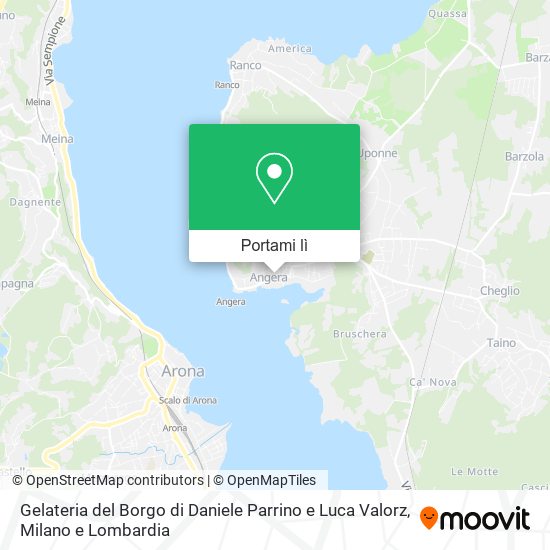 Mappa Gelateria del Borgo di Daniele Parrino e Luca Valorz