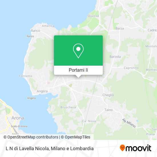 Mappa L N di Lavella Nicola