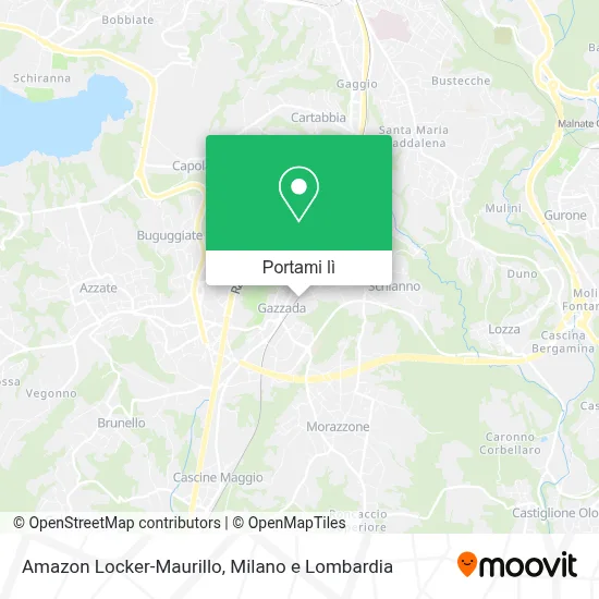 Mappa Amazon Locker-Maurillo