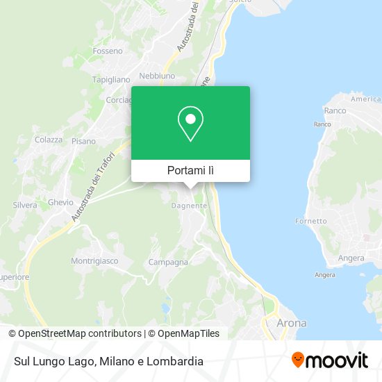 Mappa Sul Lungo Lago