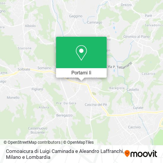 Mappa Comoaicura di Luigi Caminada e Aleandro Laffranchi