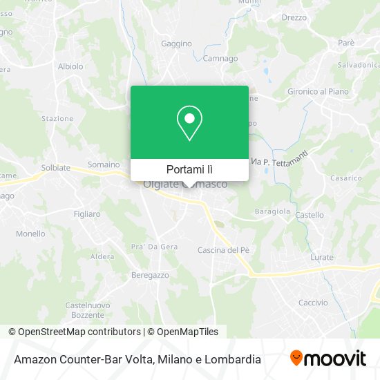 Mappa Amazon Counter-Bar Volta