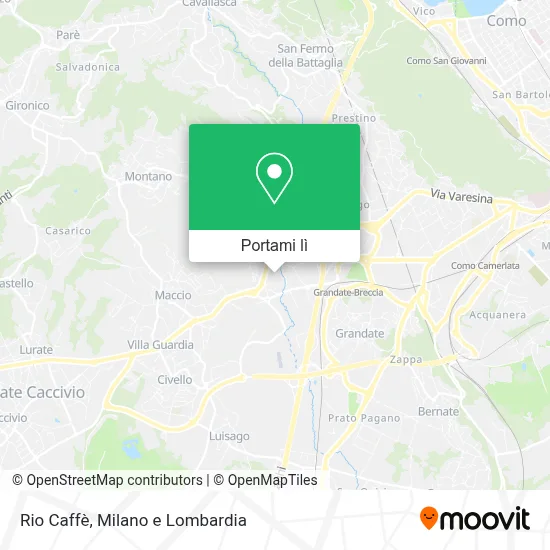 Mappa Rio Caffè