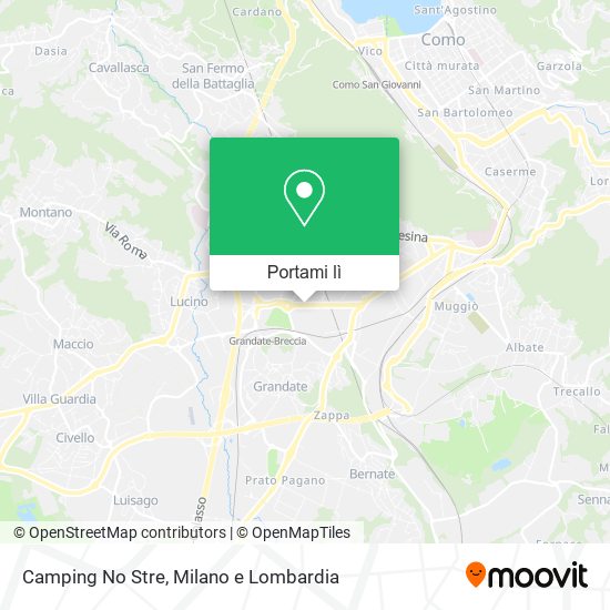 Mappa Camping No Stre