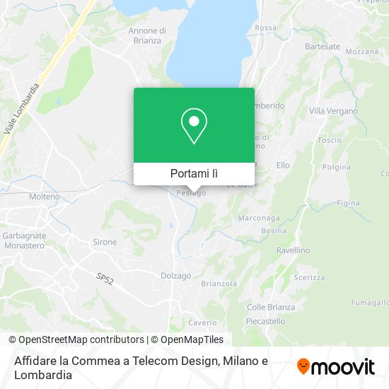 Mappa Affidare la Commea a Telecom Design