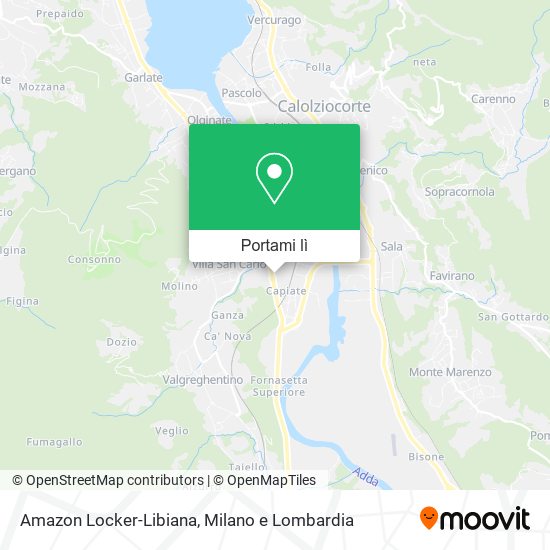 Mappa Amazon Locker-Libiana