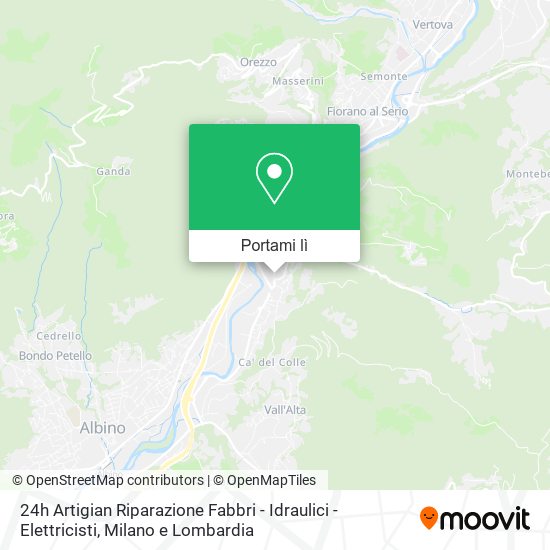 Mappa 24h Artigian Riparazione Fabbri - Idraulici - Elettricisti