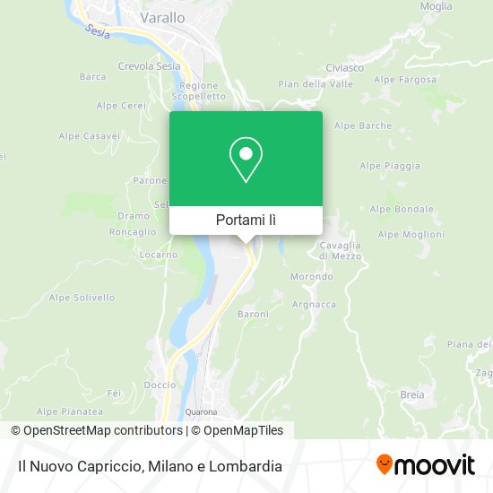 Mappa Il Nuovo Capriccio