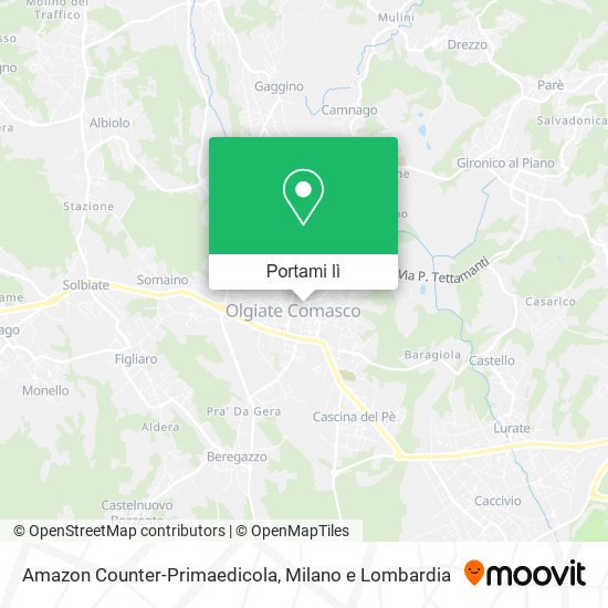 Mappa Amazon Counter-Primaedicola