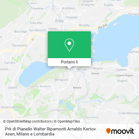 Mappa Prk di Pianello Walter Ripamonti Arnaldo Kertov Asen